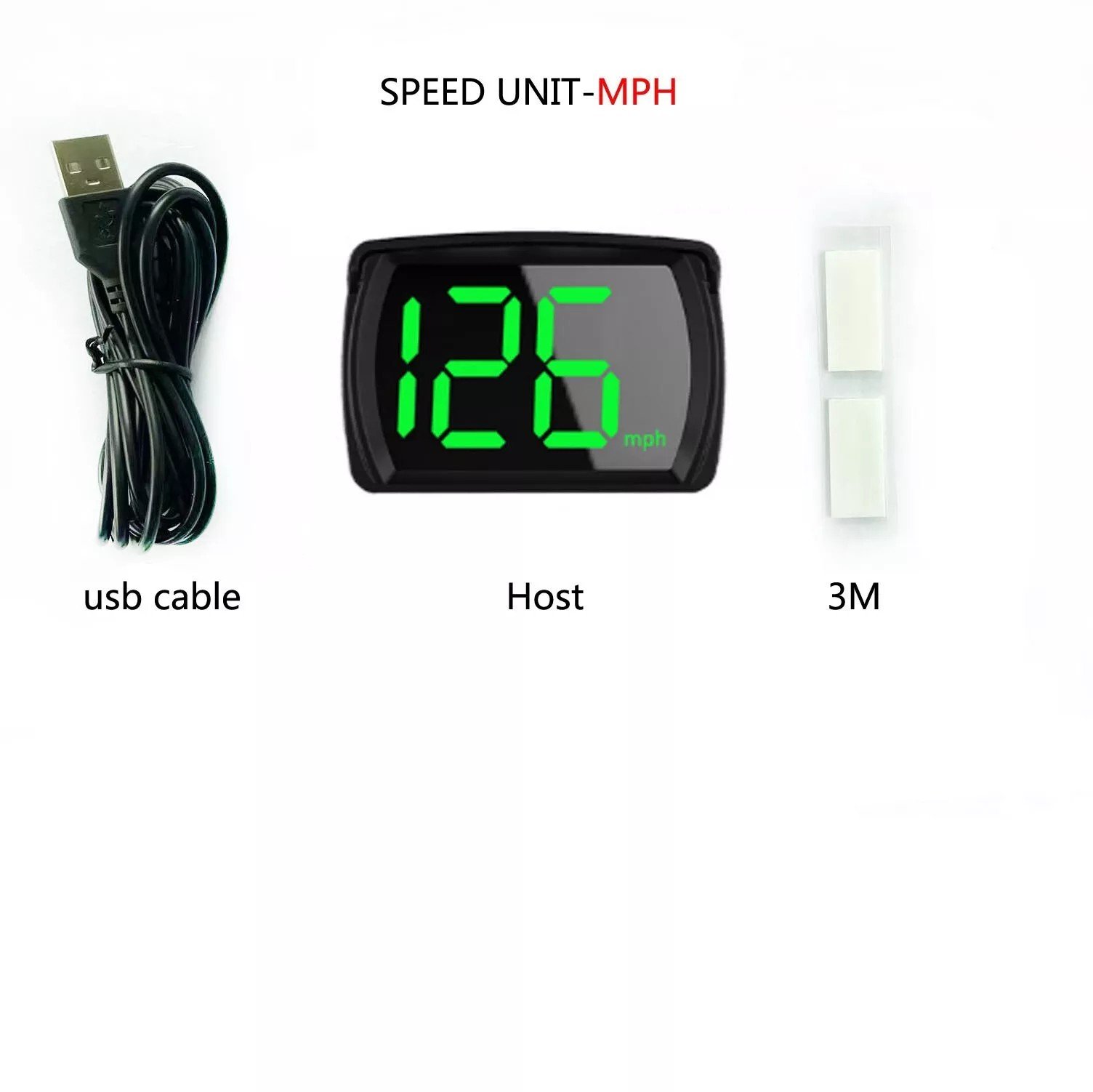 2024 New HUD Car Head-up Display MPH Speed Display 3-inch Multi ...