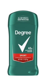 Degree Men Original Protection Antiperspirant Deodorant Stick for Men Sport, 2.7 oz