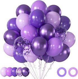 Purple Balloons Dark Purple Ballons