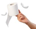 Toilet Paper Roll. Pack of 80 Tissue Paper 4" x 4.5" White 2-Ply Ultra-Soft Toilet Tissue Standard Size Cored Roll 500 Sheets Bathroom Tissue for Home