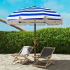 Pop-Up Beach Shelter, Azure, Vent Ruffles, Carry Bag, Trendy Sun Protection