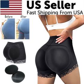 Booty Shaper Padded Underwear Panty Women's FAKE ASS Butt Lifter & Hip Enhancer (Item Size: S)
